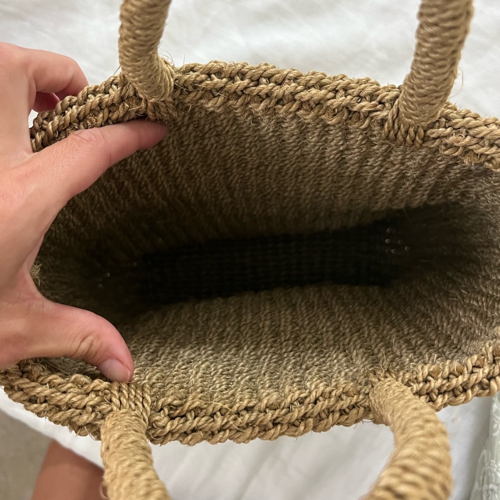 Manebi Raffia Mini Bag - Picture 2 of 3